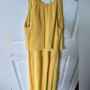 Yellow Bridesmaid Dress